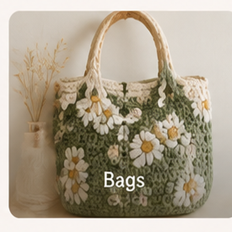 Crochet bag and tote patterns