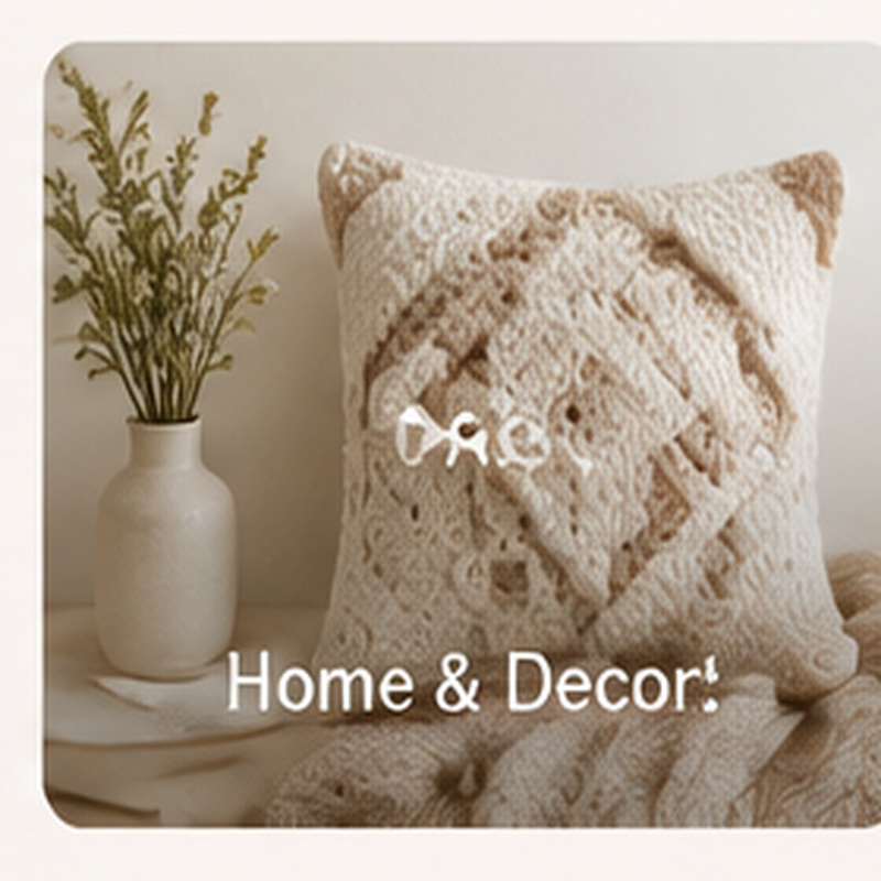 Crochet home decor and cushion patterns