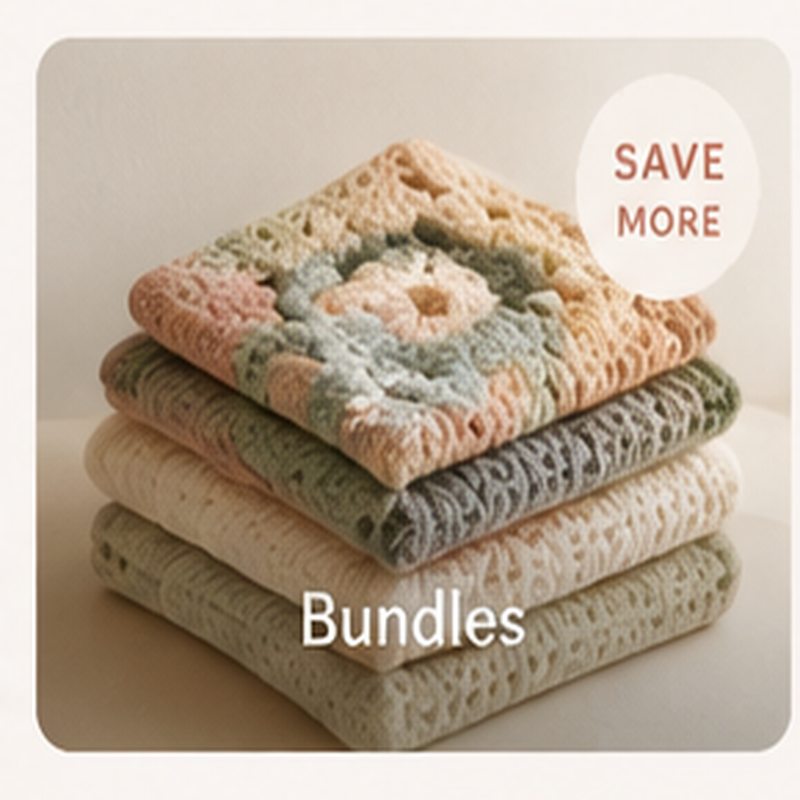Digital crochet pattern bundles