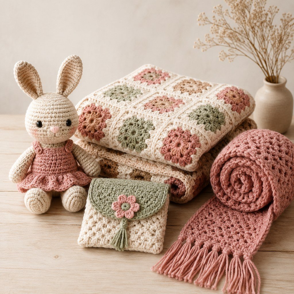 Digital crochet pattern bundles