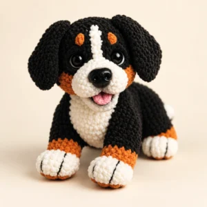 Mountain Dog Amigurumi Crochet Pattern PDF